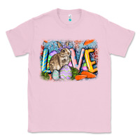 Bubblegum Pink love easter Classic Tee - CowGirlArtShop
