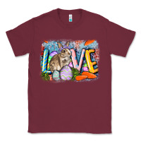 Burgundy love easter Classic Tee - CowGirlArtShop