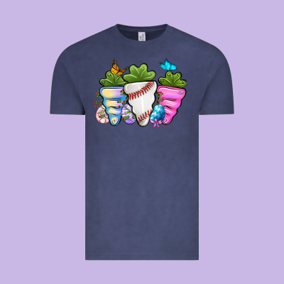 Easter Day Baseball Easter Sports Carrots Vintage Tee Designed By Oliviacreatesart