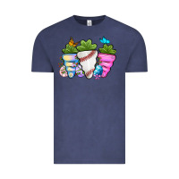 Vintage Denim Easter Day Baseball Easter sports carrots Vintage Tee - OliviaCreatesArt