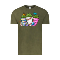 Vintage Olive Easter Day Baseball Easter sports carrots Vintage Tee - OliviaCreatesArt