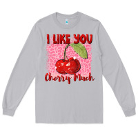 Moon Dust i like you cherry much Long Sleeve Tee - FaDigitalArtStudio