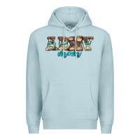 Blue Mist western camo pattern army mom Premium Hoodie - Jasminsmagicworld