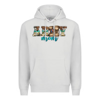 Dove Grey western camo pattern army mom Premium Hoodie - Jasminsmagicworld