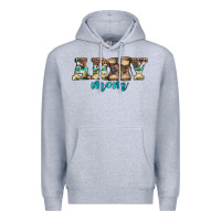 Heather Grey western camo pattern army mom Premium Hoodie - Jasminsmagicworld