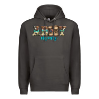 Smoke western camo pattern army mom Premium Hoodie - Jasminsmagicworld