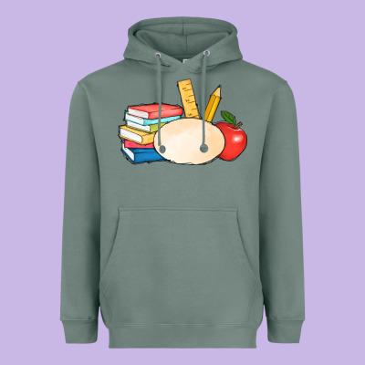 Back To School Custom Heavyweight Hoodie Designed By Adodesignshop