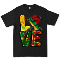 Black love juneteenth Premium Tee - CowGirlArtShop