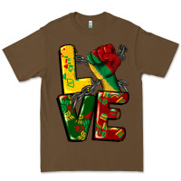 Cacao love juneteenth Premium Tee - CowGirlArtShop