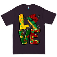 Plum love juneteenth Premium Tee - CowGirlArtShop