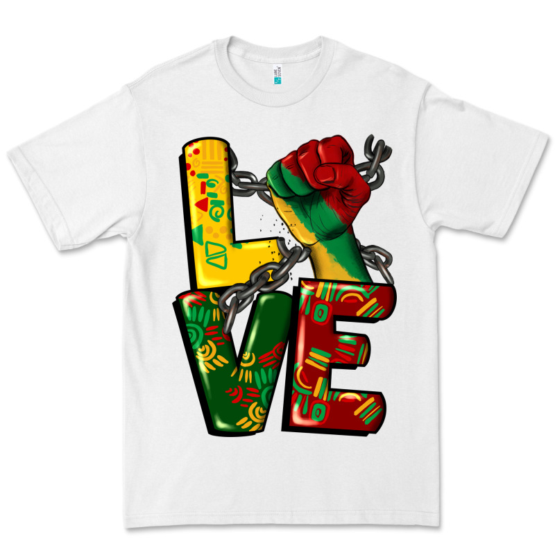 Love Juneteenth Premium Tee by CowGirlArtShop | Teevron