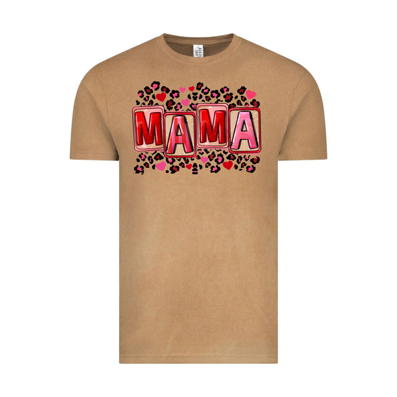 Pink Leopard Mama Vintage Tee by FaDigitalArtStudio | Teevron