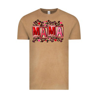 Vintage Camel Pink leopard mama Vintage Tee - FaDigitalArtStudio