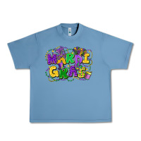 Pebble Blue mardi gras Urban Heavy Tee - FaDigitalArtStudio