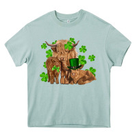 Arona st patricks day cow family Heavy Core Tee - RanaPortraitStore