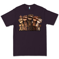 Plum melanin juneteenth Premium Tee - CowGirlArtShop