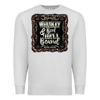 Dove Grey whiskey bent hell bound black Premium Sweatshirt - AdoDesignShop