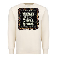 Sandshell whiskey bent hell bound black Premium Sweatshirt - AdoDesignShop