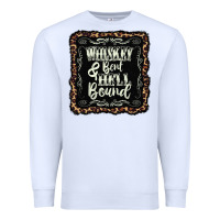 White whiskey bent hell bound black Premium Sweatshirt - AdoDesignShop