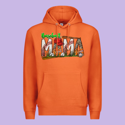 Baseball Mama Premium Hoodie Designed By Sublimationcraftshop