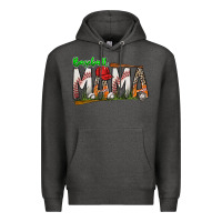 Charcoal Heather baseball mama Premium Hoodie - SublimationCraftShop
