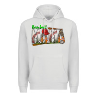 Dove Grey baseball mama Premium Hoodie - SublimationCraftShop