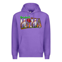 Purple baseball mama Premium Hoodie - SublimationCraftShop