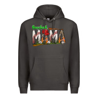Smoke baseball mama Premium Hoodie - SublimationCraftShop