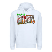 White baseball mama Premium Hoodie - SublimationCraftShop