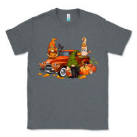 Charcoal Heather fall gnome truck Classic Tee - CowGirlArtShop