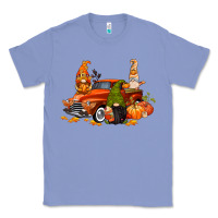 Colony Blue fall gnome truck Classic Tee - CowGirlArtShop