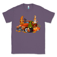 Lavender fall gnome truck Classic Tee - CowGirlArtShop