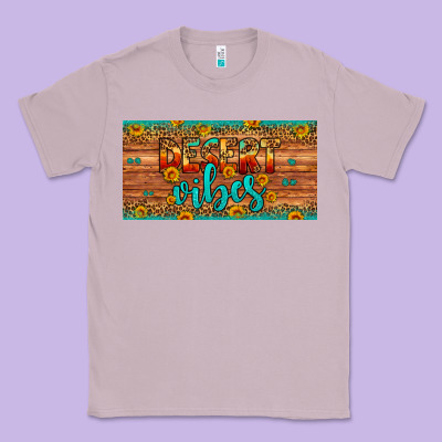 Desert Vibes License Plate Classic Tee Designed By Artiststas