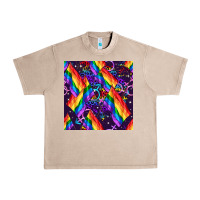 French Oak lgbt flag seamless pattern Urban Heavy Tee - FaDigitalArtStudio
