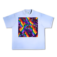 Grape Ice lgbt flag seamless pattern Urban Heavy Tee - FaDigitalArtStudio