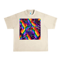 Sandshell lgbt flag seamless pattern Urban Heavy Tee - FaDigitalArtStudio