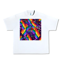 White lgbt flag seamless pattern Urban Heavy Tee - FaDigitalArtStudio