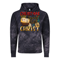 Cloud Black christmas begins with christ Vintage Hoodie - FaDigitalArtStudio
