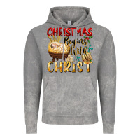 Cloud Rock christmas begins with christ Vintage Hoodie - FaDigitalArtStudio