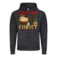Vintage Black christmas begins with christ Vintage Hoodie - FaDigitalArtStudio