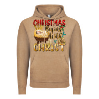 Vintage Coffee christmas begins with christ Vintage Hoodie - FaDigitalArtStudio