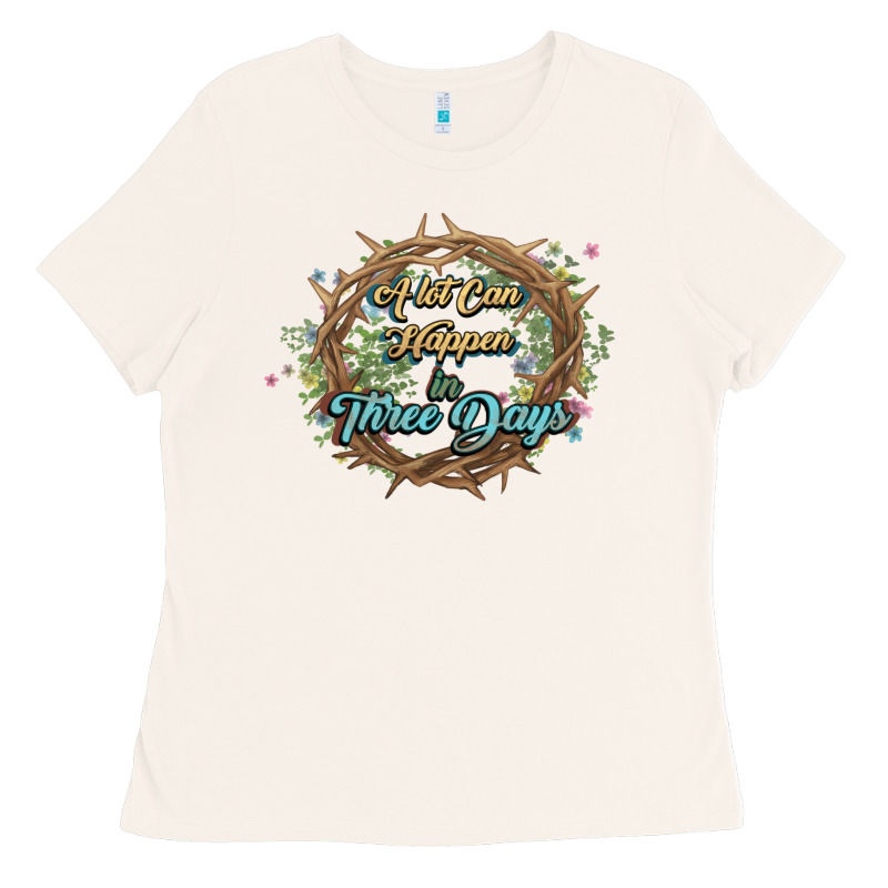 Crown Of Thorns Easter Day Ladies Tee by HowdyJamesFarm | Teevron
