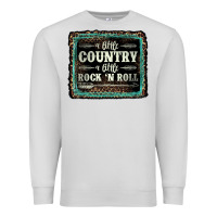 Dove Grey a little country a little rock n roll Premium Sweatshirt - AdoDesignShop