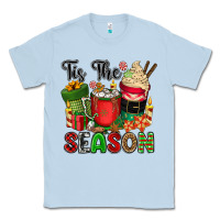Dusty Blue tis the season Classic Tee - CowGirlArtShop