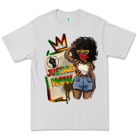 Dove Grey juneteenth justice now Premium Tee - CowGirlArtShop