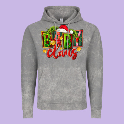 Christmas Baby Claus Vintage Hoodie Designed By Fadigitalartstudio