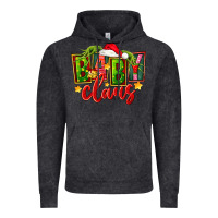 Vintage Black christmas baby claus Vintage Hoodie - FaDigitalArtStudio