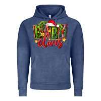 Vintage Denim christmas baby claus Vintage Hoodie - FaDigitalArtStudio