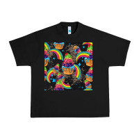 Black pride cupcake seamless pattern Urban Heavy Tee - FaDigitalArtStudio