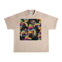 French Oak pride cupcake seamless pattern Urban Heavy Tee - FaDigitalArtStudio